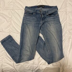 Express Mid-rise skinny jeans